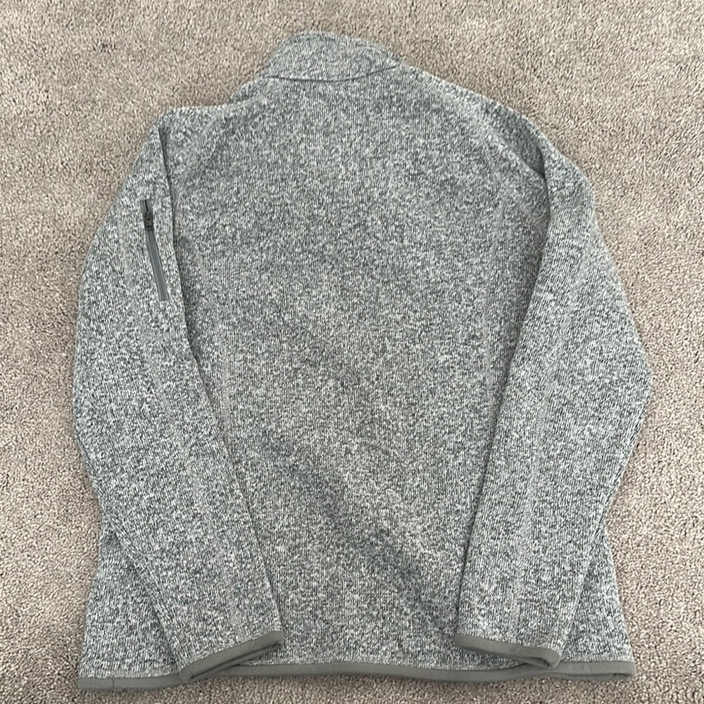 Patagonia Gray Quarter-Zip Fleece Pullover - Picture 3 of 4